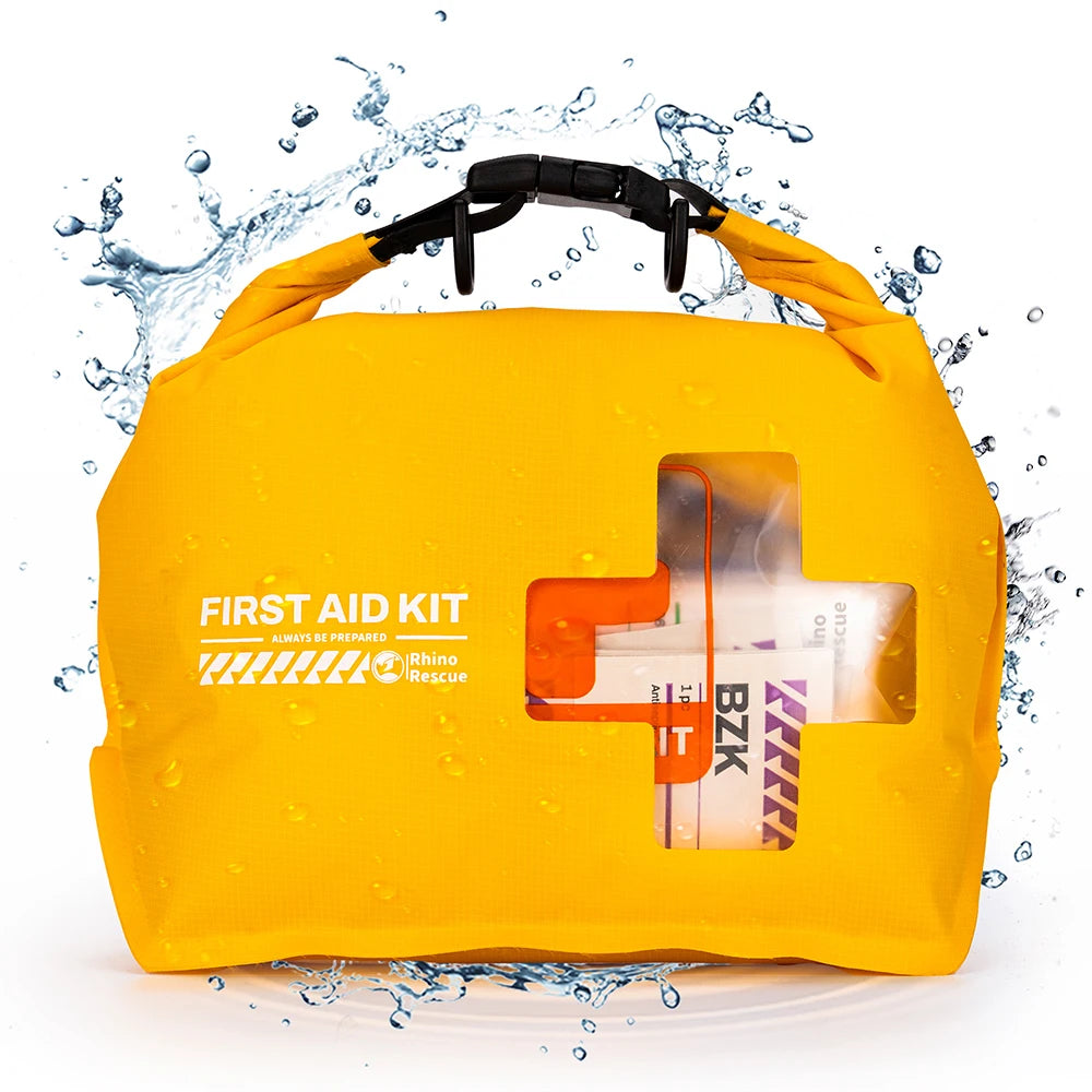 RHINO RESCUE Waterproof First Aid Kit, Lightweight Boat Dry Bag, Emergency Survival Supplies for Outdoor Kayak Floating Swimming