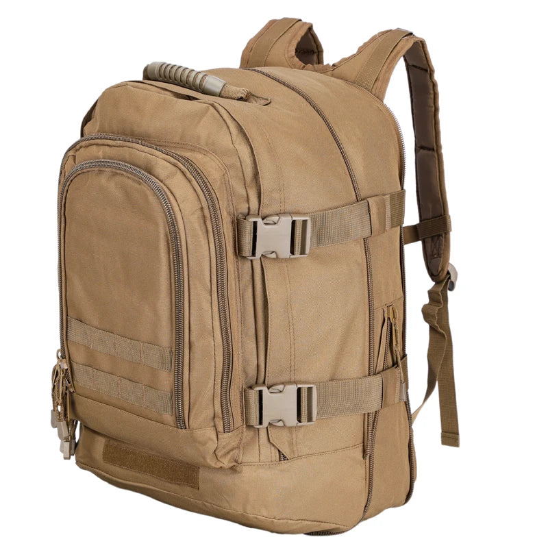 60L Camouflage Tactical Backpack For Men Outdoor Hiking Bag