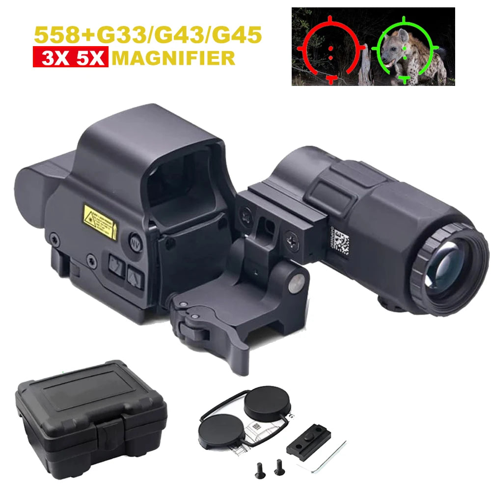 558 G43 Holographic Sight 20mm Rail Quick Detach Lever