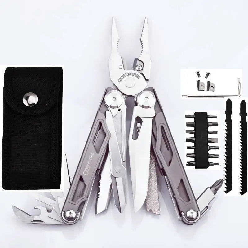 Daicamping DL30 Multitool Clamp Knife Scissors Pliers