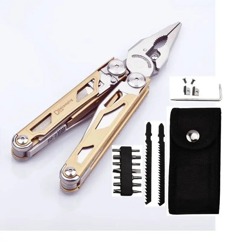Daicamping DL30 Multitool Clamp Knife Scissors Pliers