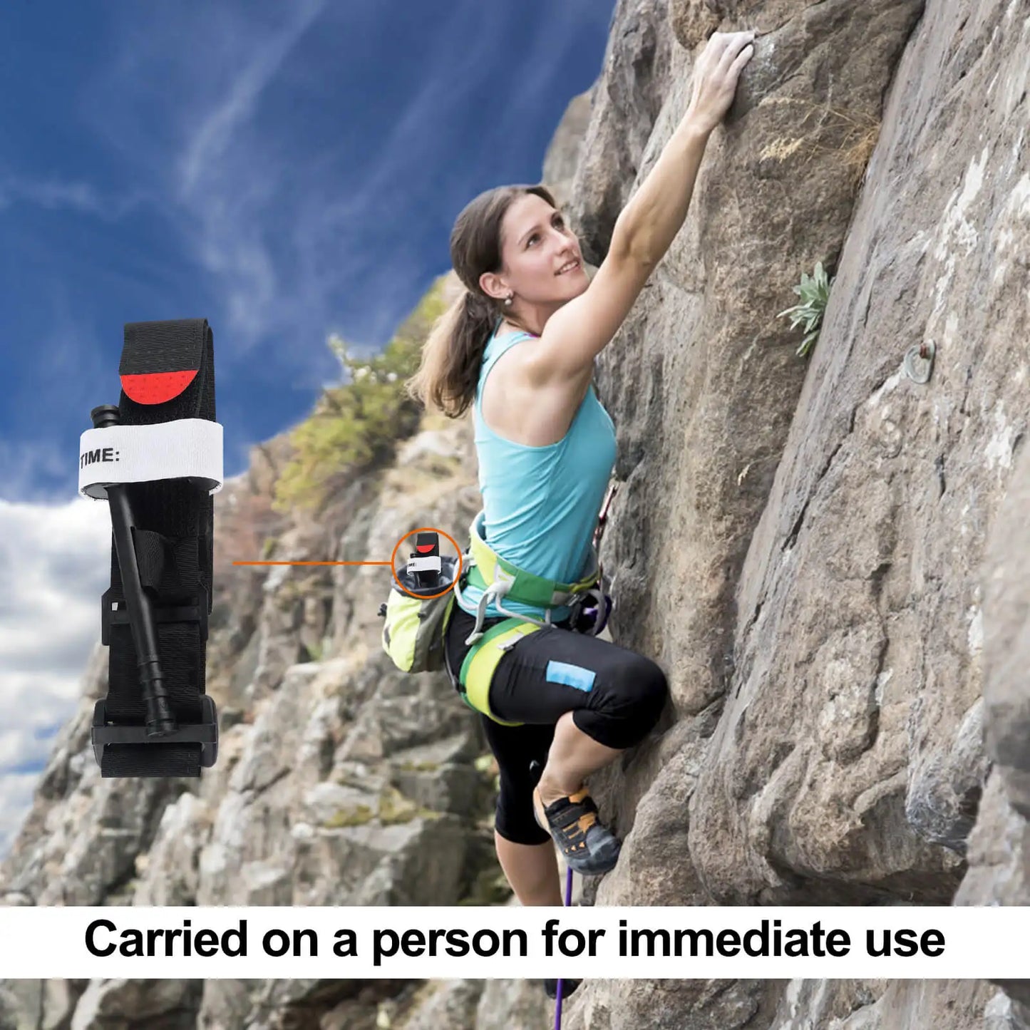 95cm Aluminum Tourniquet Rod For Medical Emergency Survival