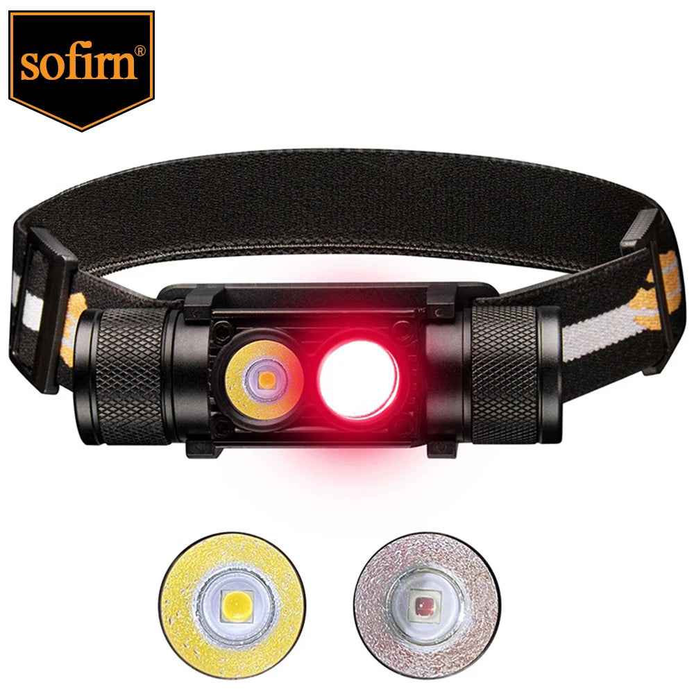 Sofirn H25LR LED Headlamp 90 CRI Rechargeable Lightweight