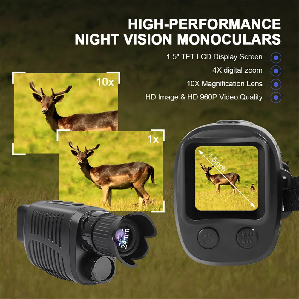 R7 Digital Night Vision Monocular 5X Zoom For Hunting